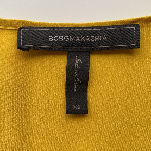 BCBGMAXAZRIA "EMMALISE" LONG SLEEVE SILK SHIRT - Picture 4 of 6